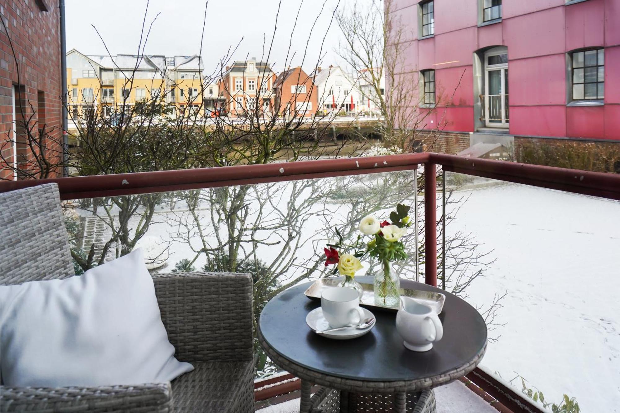 Anker Mal Kaimauer Apartment Husum  Ngoại thất bức ảnh